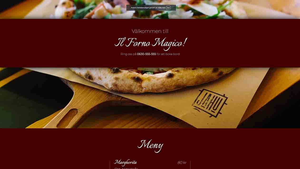 Il Forno Magico Start View